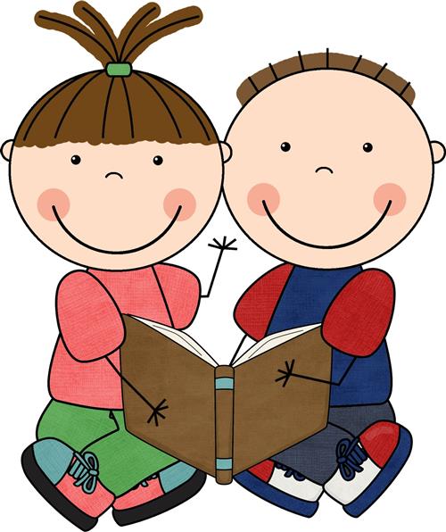 children reading 
